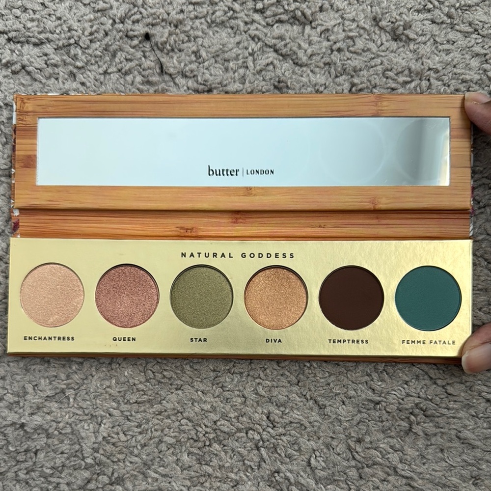 butter LONDON Natural Goddess Eyeshadow Palette with Versatile Shades